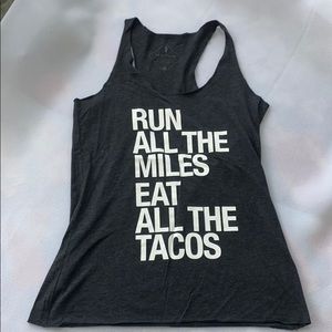 Fashion forward athletic tank top